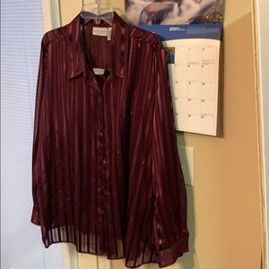 EUC Jaclyn Smith Classic 2X beautiful burgundy 💋